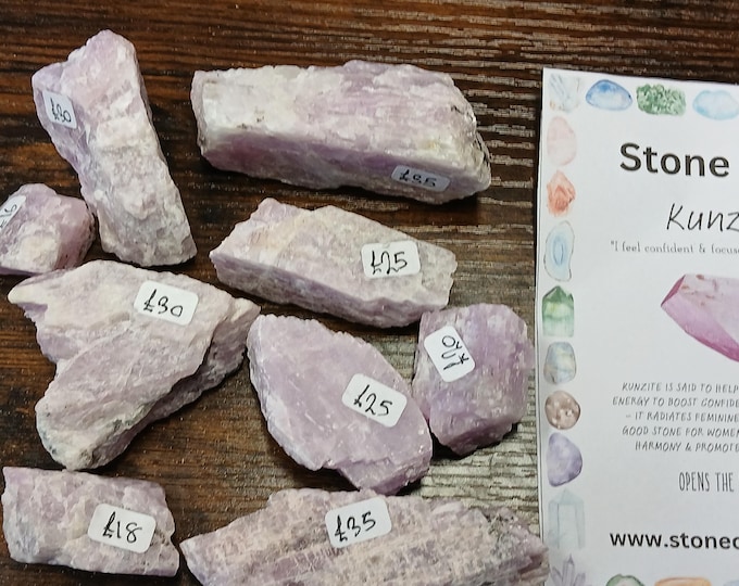 Pink Kunzite-Rough-Opening the Heart-Gift-Yourself-Friends-Family-Loved One