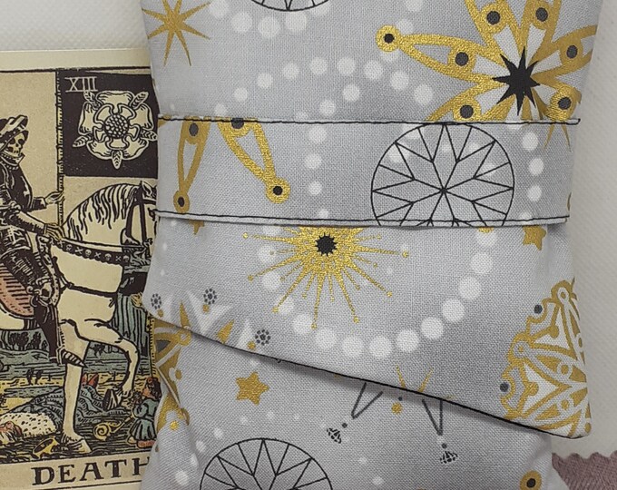 Deluxe Pocket Style Tarot Cards cards pouch Bag, lined pouch, handmade- New Design