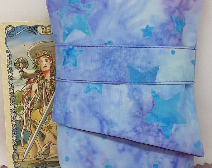 Deluxe Pocket Style Tarot Cards cards pouch Bag, lined pouch, handmade- New Design