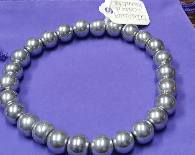 Hematite-Titanium Coated-Bracelet-Gift-Yourself-Friends-Family-Loved One