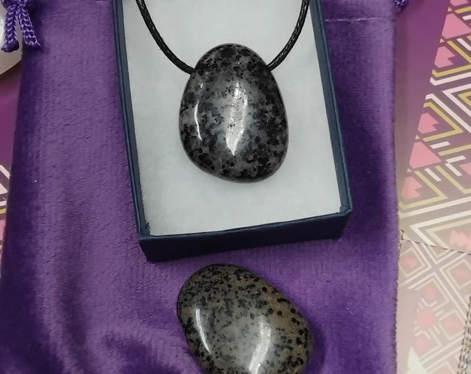 Yooperlite - Pendant- Black Cord- Gift-Yourself- Friends-Family-Loved One-Gift Box