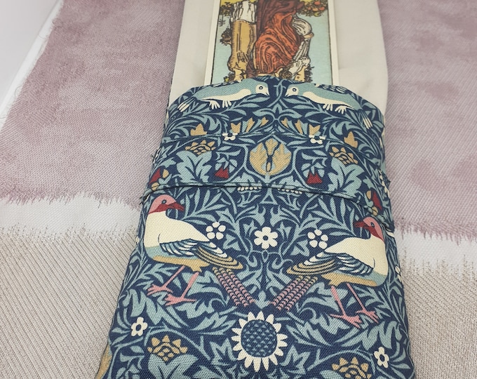 Deluxe Pocket Style Tarot Cards cards pouch Bag, lined pouch, handmade- New Design