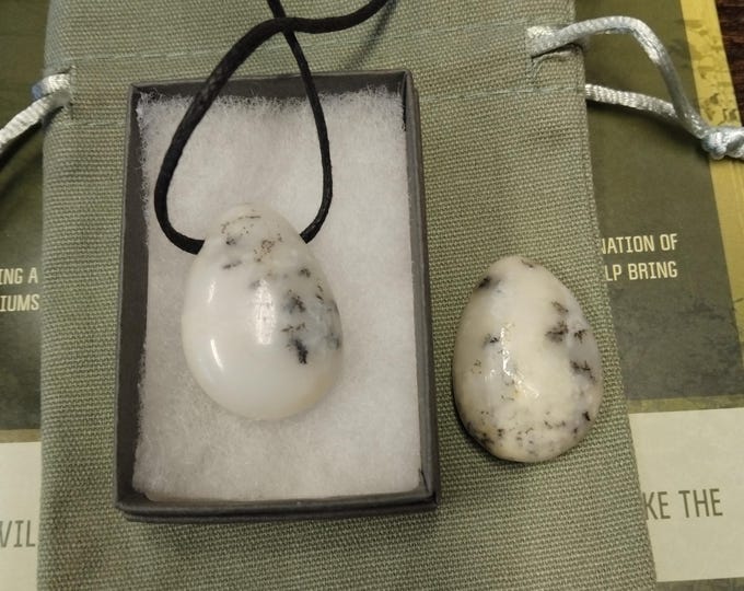 Opalite-Pendant- Black Cord - Gift-Yourself- Friends-Family-Loved One-Gift Box