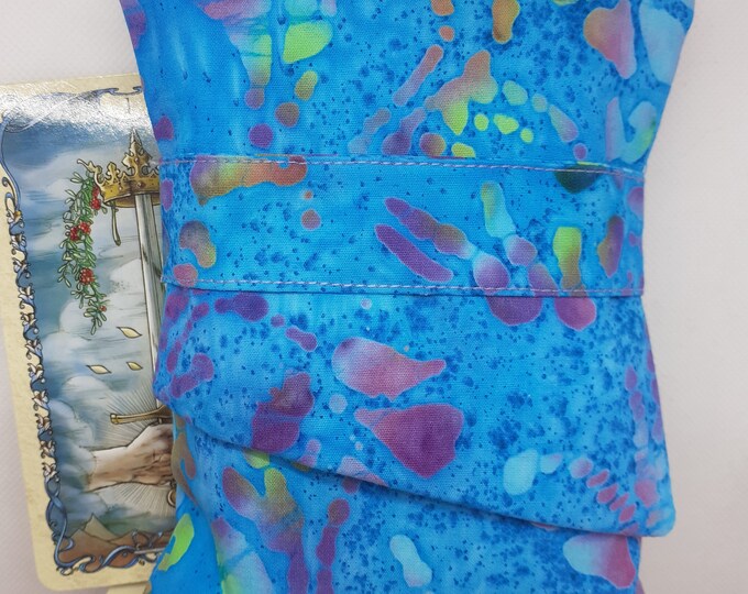 Deluxe Pocket Style Tarot Cards cards pouch Bag, lined pouch, handmade- New Design
