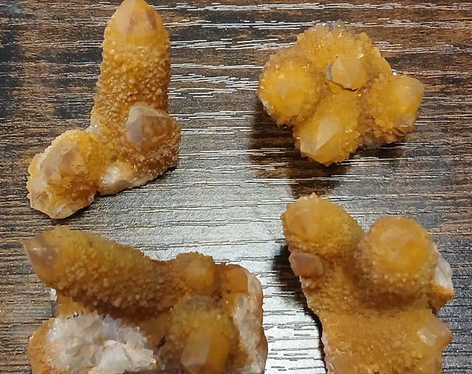 Orange -Golden-Spirit Quartz Piece-Gift-Yourself-Friends-Family-Loved One