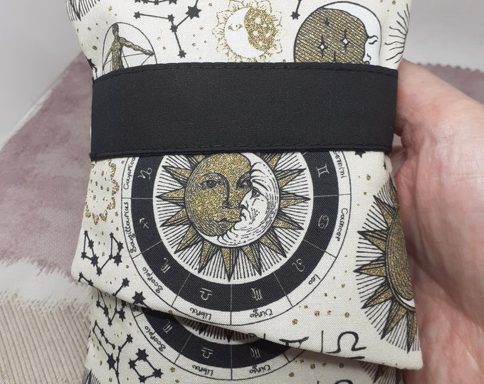 Deluxe Pocket Style Tarot Cards cards pouch Bag, lined pouch, handmade- New Design