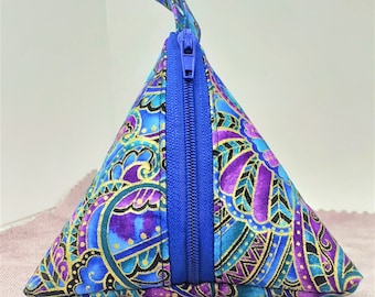 Mala- Prayer Beads pouch Bag, lined pouch- handmade- New Design