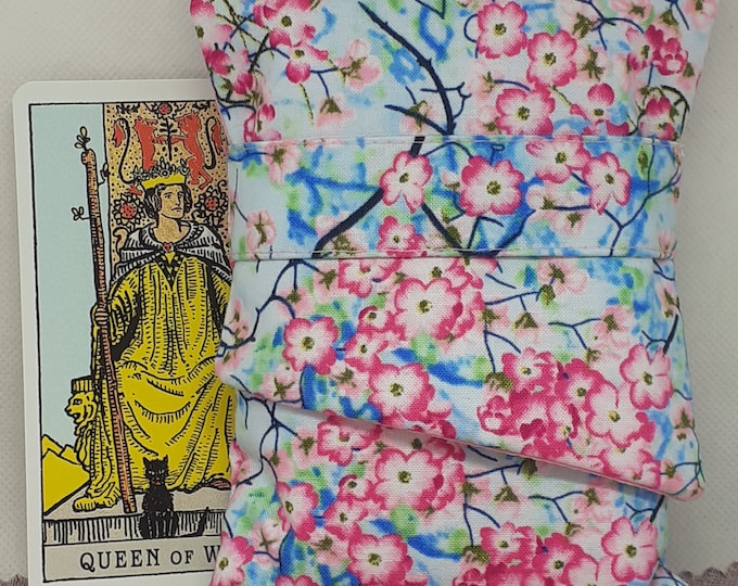 Deluxe Pocket Style Tarot Cards cards pouch Bag, lined pouch, handmade- New Design