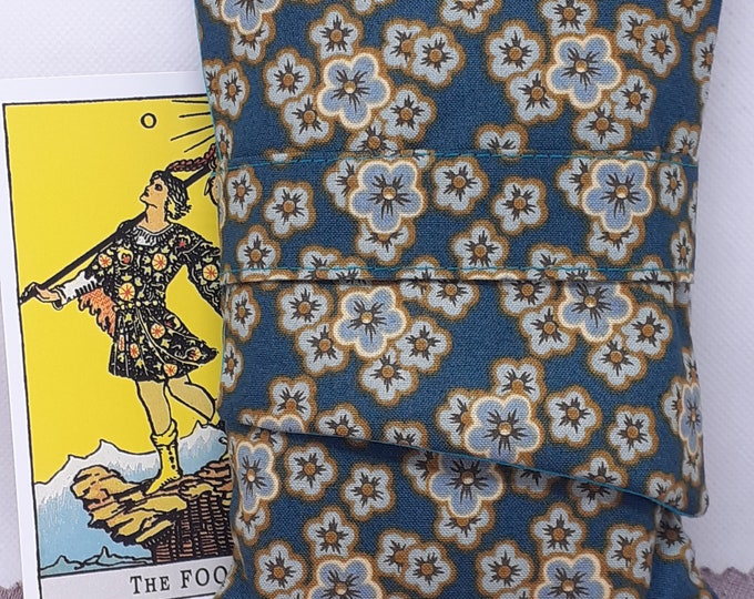 Deluxe Pocket Style Tarot Cards cards pouch Bag, lined pouch, handmade- New Design