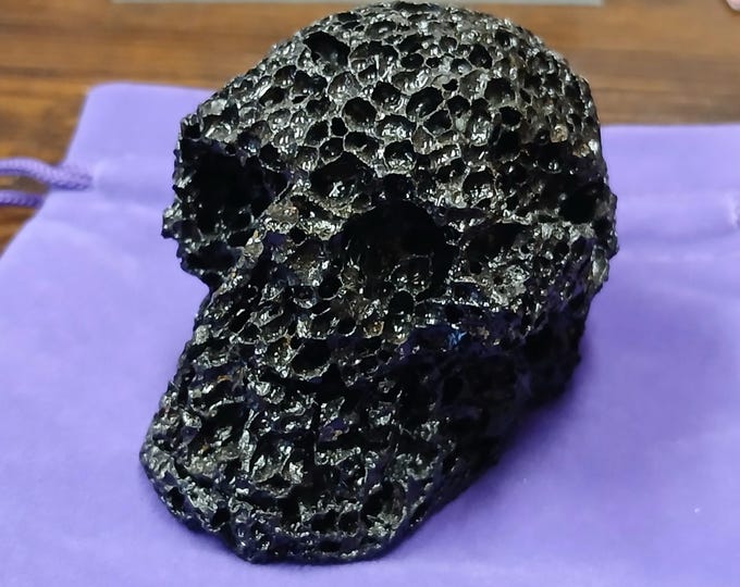 Lava Rock-Grounding-Protection- Skull-Gift-Yourself-Friends-Family-Loved One