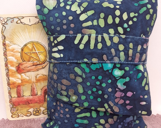 Deluxe Pocket Style Tarot Cards cards pouch Bag, lined pouch, handmade- New Design