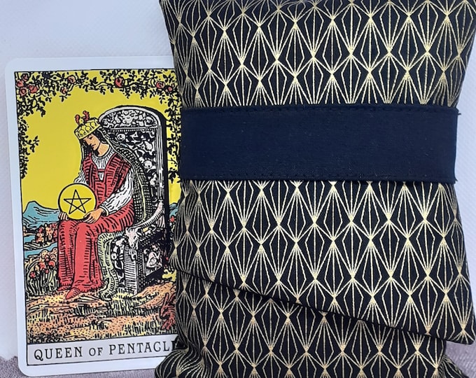 Deluxe MINI Pocket Style Tarot Cards cards pouch Bag, lined pouch, handmade- New Design