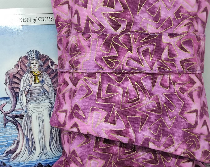 Deluxe Pocket Style Tarot Cards cards pouch Bag, lined pouch, handmade- New Design