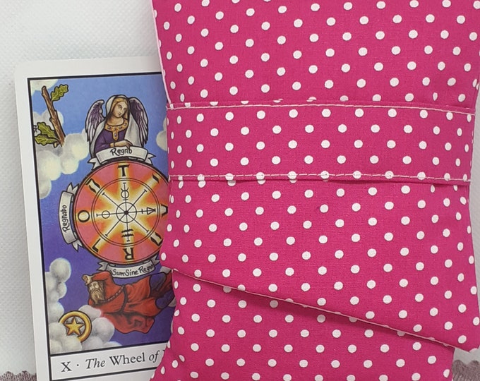 Deluxe Pocket Style Tarot Cards cards pouch Bag, lined pouch, handmade- New Design