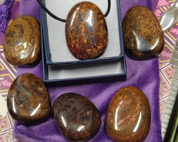 Bronzite- Pendant- Black Cord- Gift Box- Gift-Yourself- Friends-Family-Loved One-Gift Box