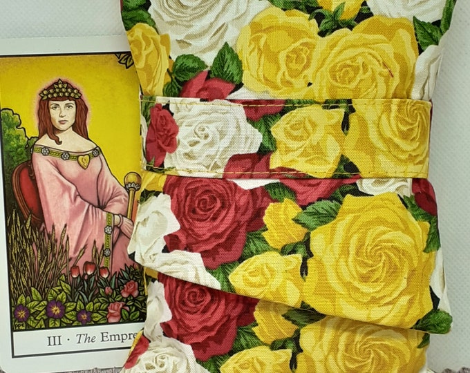 Deluxe Pocket Style Tarot Cards cards pouch Bag, lined pouch, handmade- New Design