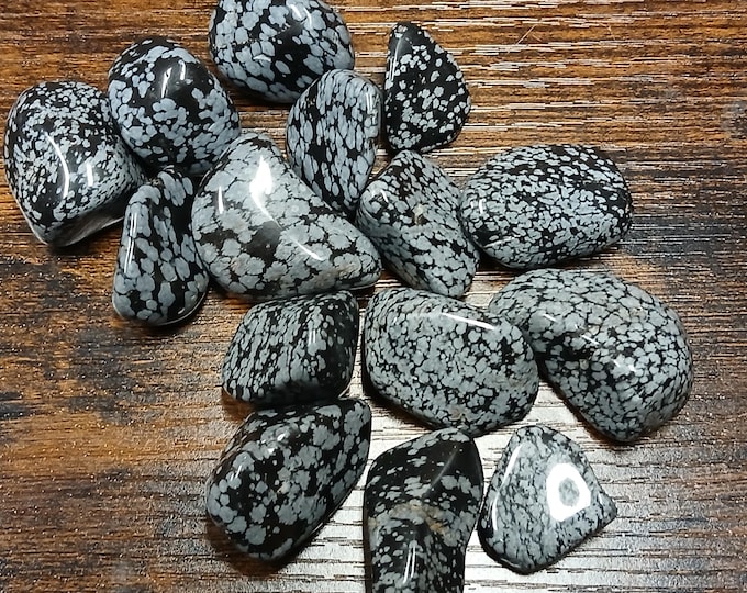 Snowflake Obsidian-Tumbled-Gift-Yourself-Friends-Family-Loved One