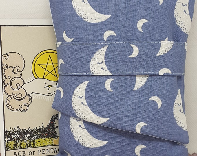 Deluxe Pocket Style Tarot Cards cards pouch Bag, lined pouch, handmade- New Design