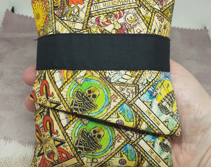 Deluxe Pocket Style Tarot Cards cards pouch Bag, lined pouch, handmade- New Design