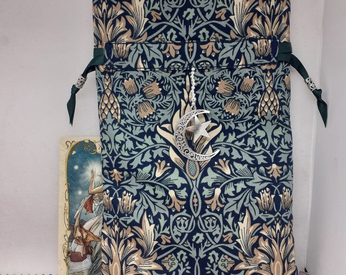 Deluxe Tarot cards pouch Bag, lined pouch, handmade - New Design