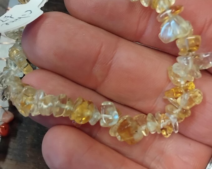 Citrine- AB Grade-Chip- Bracelet-Gift-Yourself-Friends-Family-Loved One
