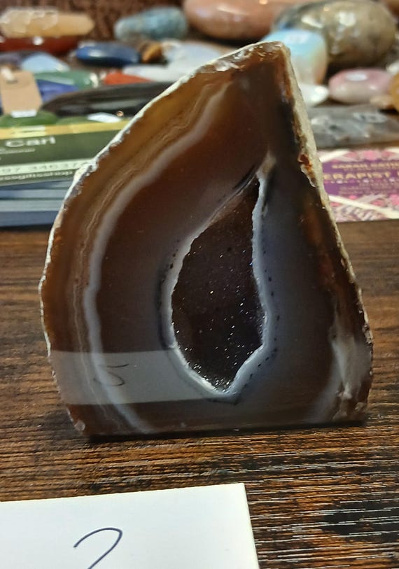 アゲートジオードドゥルージー：スピリチュアルヒーリングクリスタル