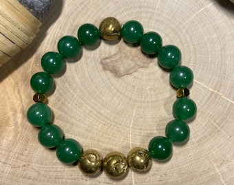 Aventurine and Agate Bracelet