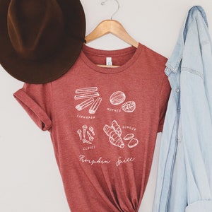 Pumpkin Spices Shirt | Short Sleeve | Farmhouse Fall Shirt | Pumpkin Spice Lover | Womens Fall Tee | Cute Fall Shirt