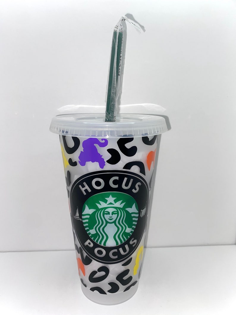 Hocus Pocus Starbucks Cup Halloween Starbucks Cup Hocus Etsy