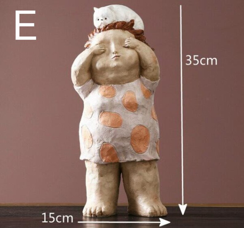 abstract girl statue Decoration for Home luxury creative girl Figures Sculpture Bedroom Living Room Desk ornament Home Decor