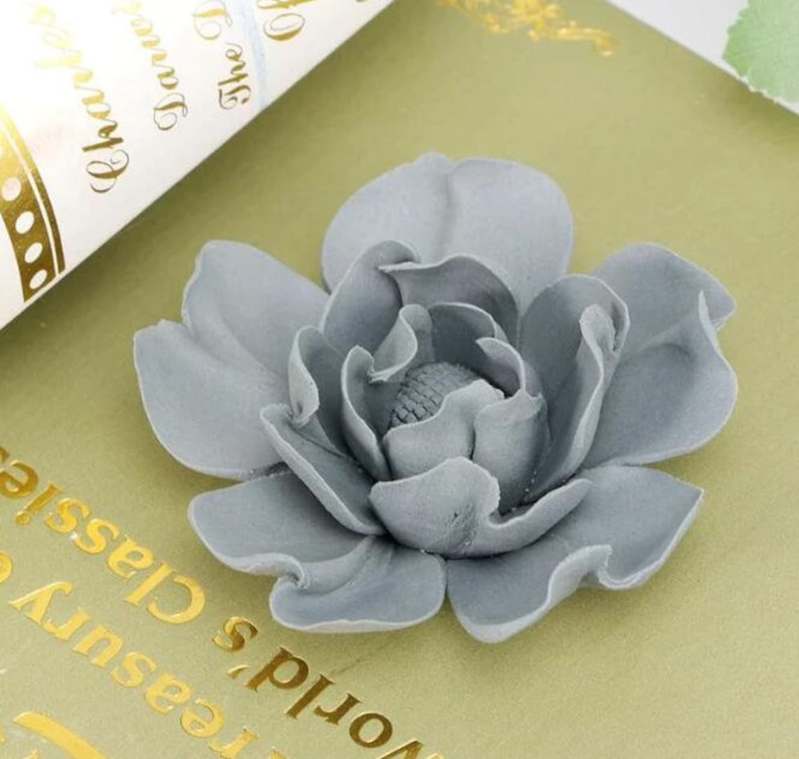 7cm/1pc Handmade Ceramic Flower Wall Hanging Ceramic White Etsy