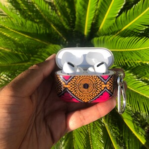 African-Print Case for AirPods Generation 1 2 Ankara Kente AirPods Case Cover Charging Case Protective Case AirPods Accessories