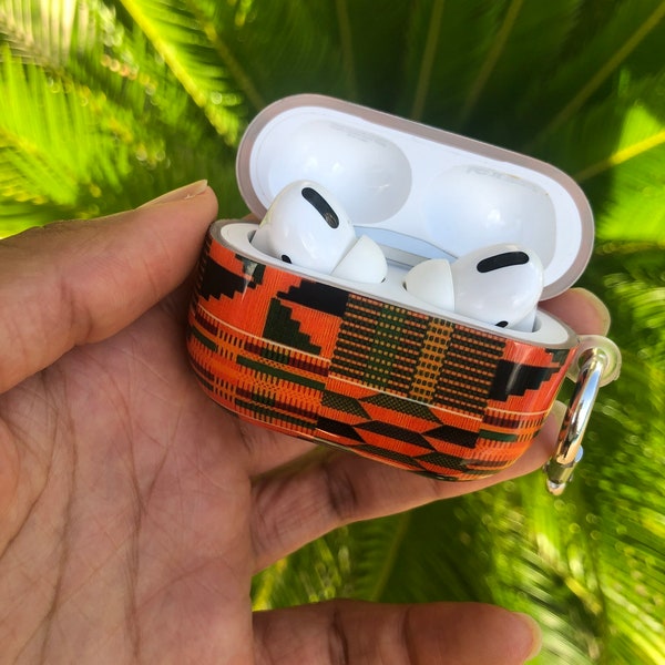 African-Print Case for AirPods Generation 1 2 Ankara Kente AirPods Case Cover Charging Case Protective Case AirPods Accessories