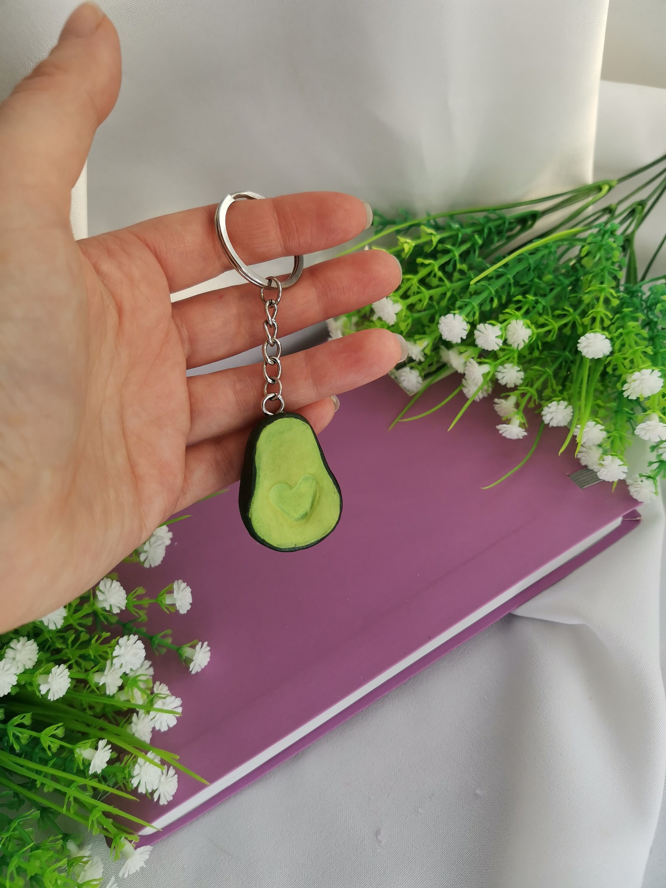 Cute keychain for boyfriend. Funny trinket polimer clay Etsy