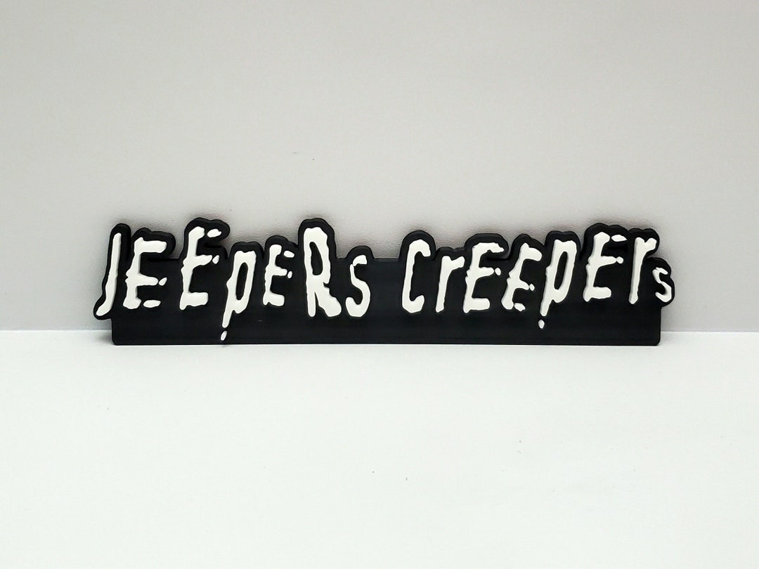 JEEPERS CREEPERS Movie Signs/movie Header/signs/name Plates/the Creeper