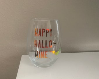 Halloween wine glass (2)