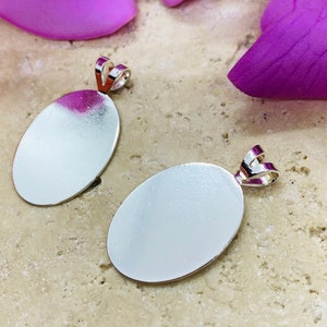 Stamping Blanks silver plated (set of 2)