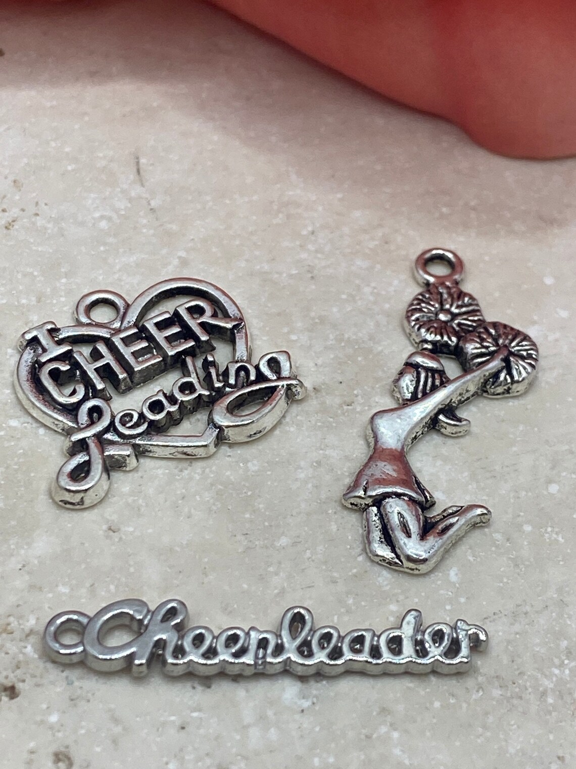 Cheerleading Charms Sets of 3pcs OR 4pcs Etsy