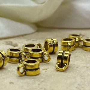 Antique Gold bails (set of 10)