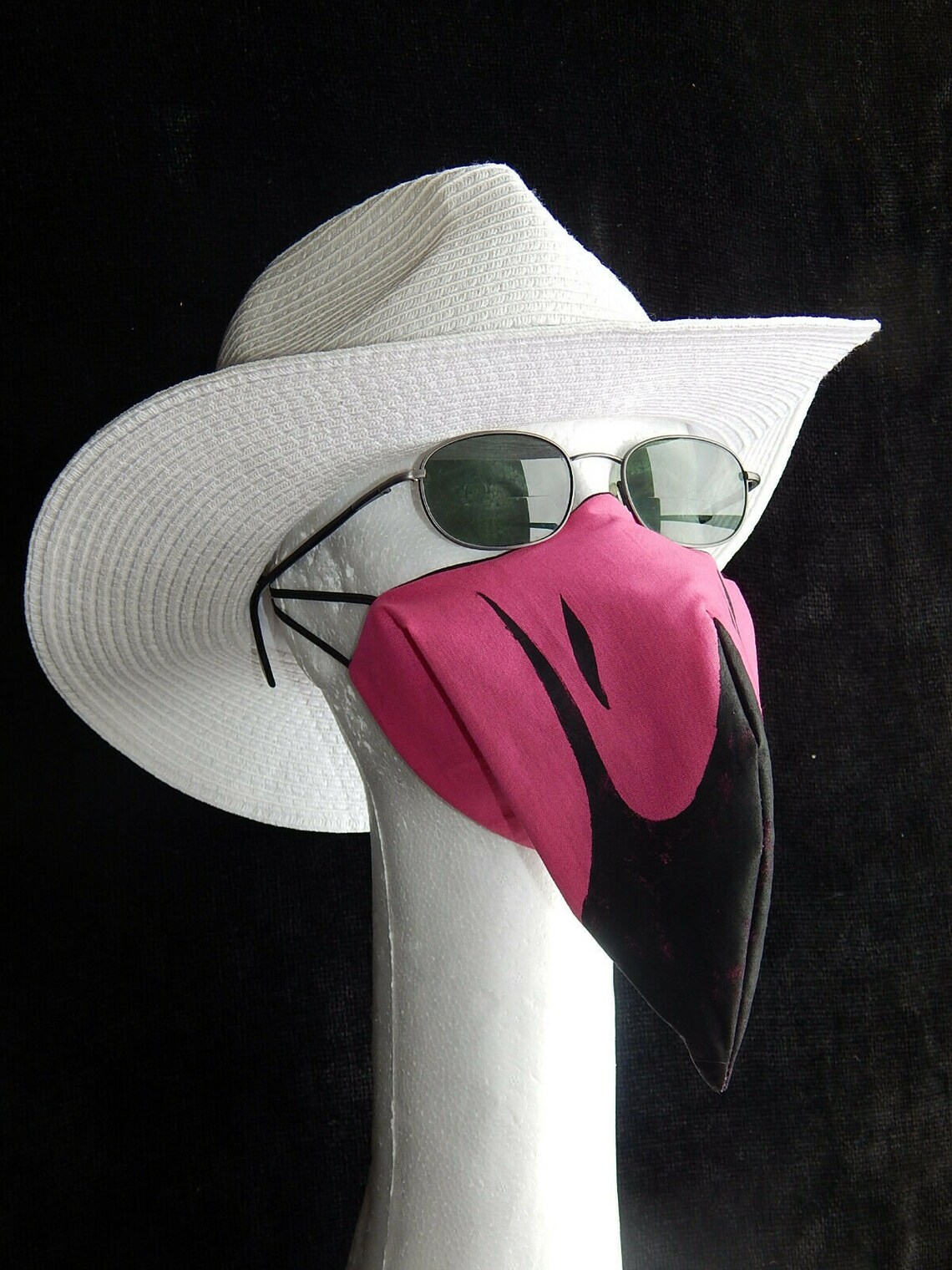 Bird beak FLAMINGO face mask handcrafted in USA cotton Etsy