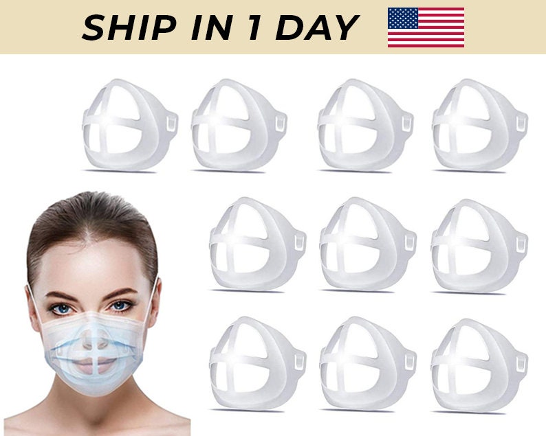 10PCS Face Mask Bracket Internal Support for Mask to Prevent Etsy