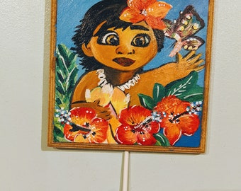 Decoración del hogar de Disney Moana. Se puede personalizar. Bebé Moana, Disney, océano