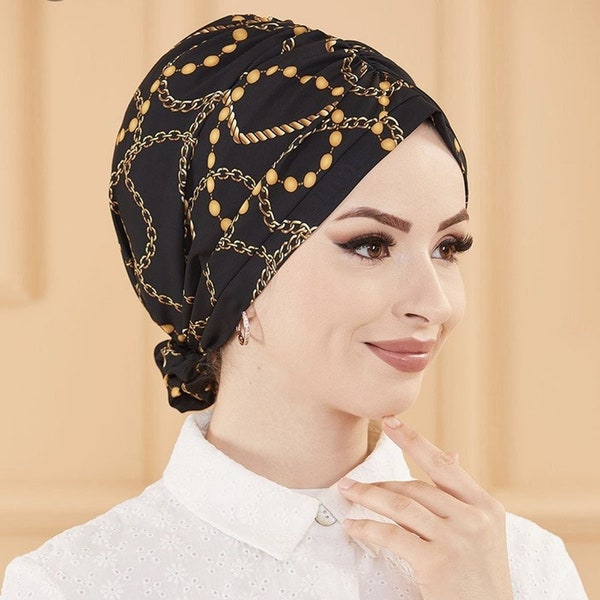 Everyday Practical Snood Tichel Turban Chemo Cap Hat Scarf Hijab