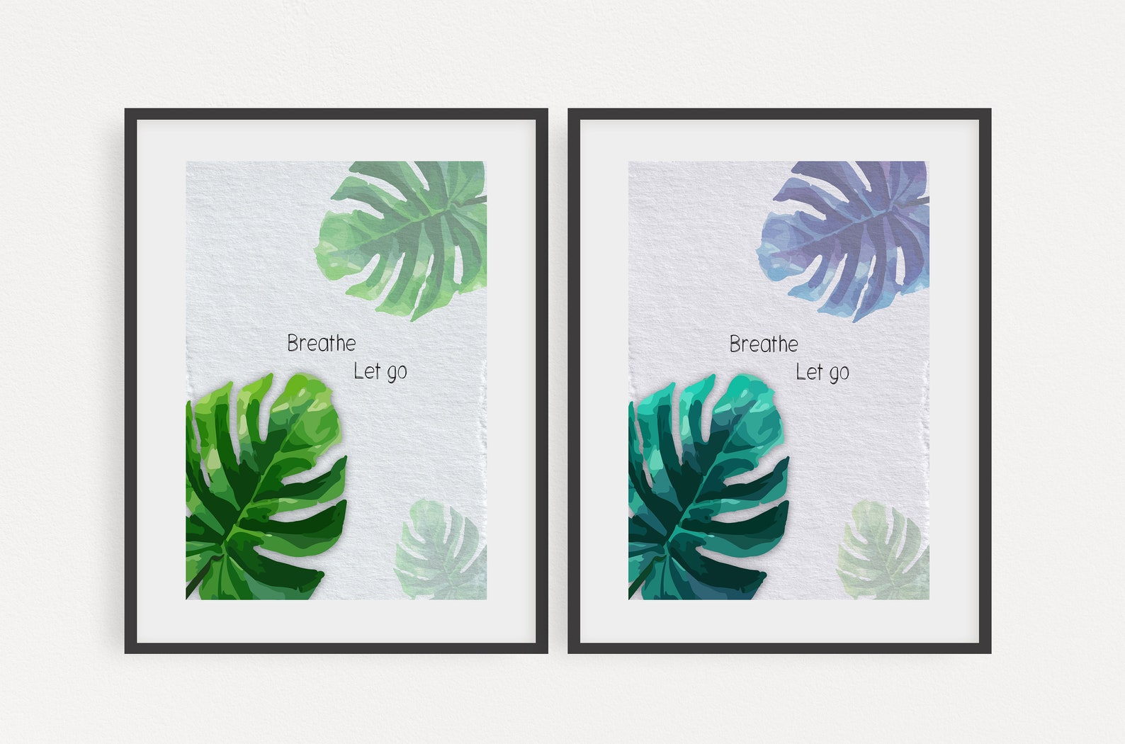 Plant Minimalism Monstera Printable Wall Art Plant Etsy