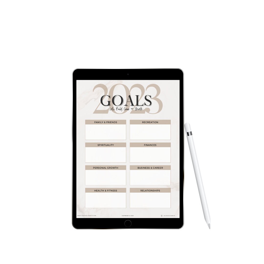 Productivity Planner 2023-all in One Content Goal - Etsy
