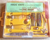 1980s Magic Knife Pocket Knife Kit to build self-build knife vintage pocket knife
