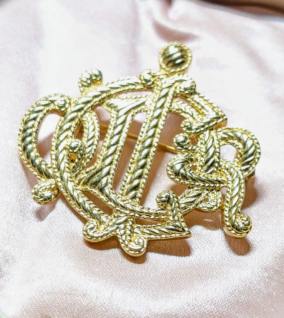 Dior Brooch Pin Vintage Authentic Original Christian Dior Signed