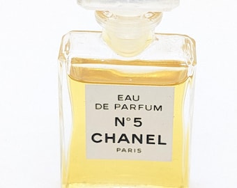 CHANEL No5 | Eau de Parfum | 4 ml splash| Miniature travel size | 1980s vintage