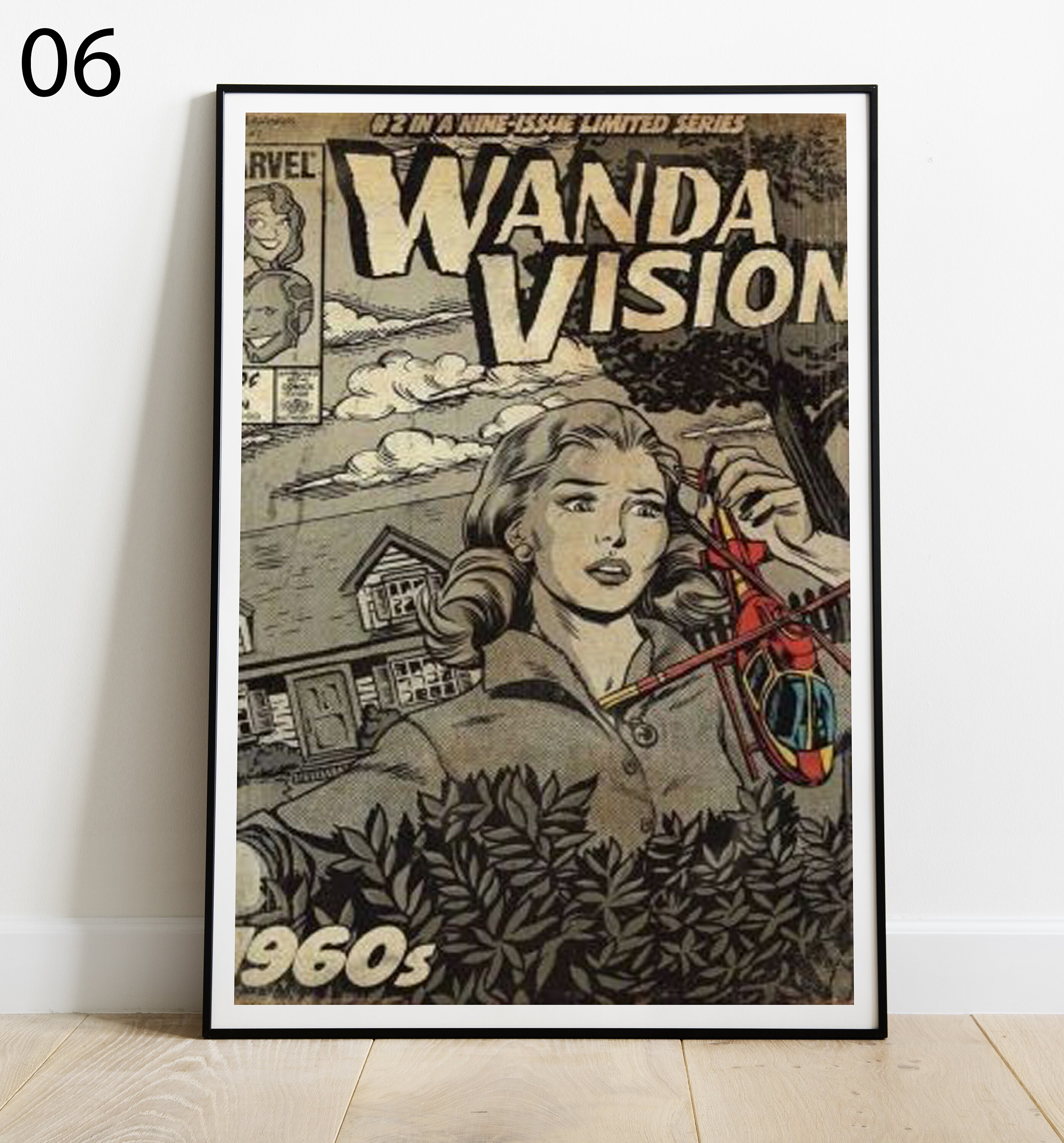 WandaVision TV Series Poster Wall Art Print Photo Marvel Etsy