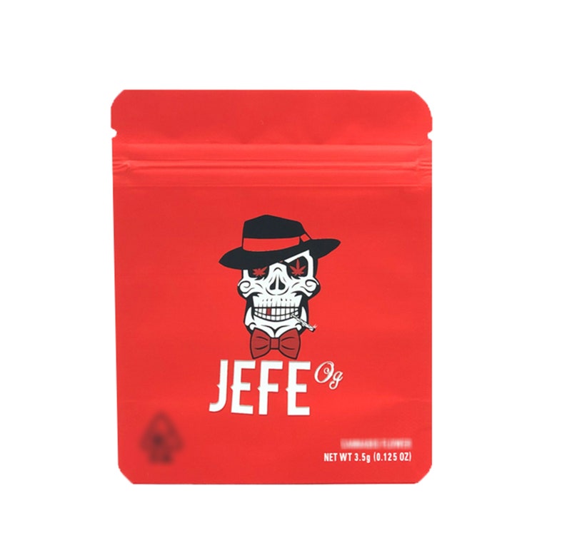 Cookies Mylar Bags 3.5g Smell Proof Bags Jefe OG Etsy